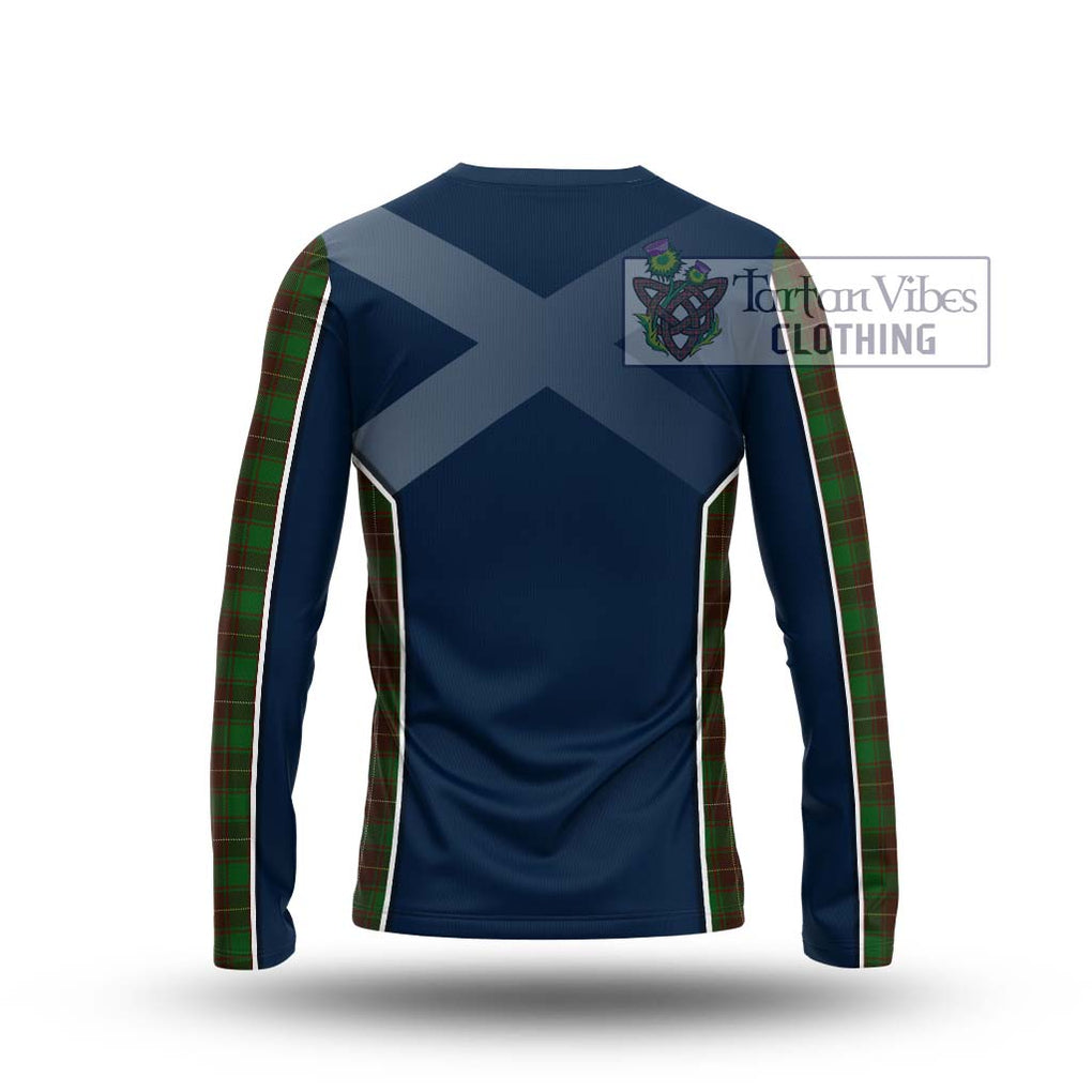 MacFie Hunting Tartan Long Sleeve T-Shirt with Family Crest and Lion Rampant Vibes Sport Style - Tartan Vibes Clothing