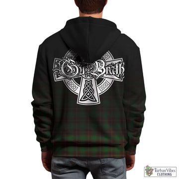 MacFie Hunting Tartan Hoodie Featuring Alba Gu Brath Family Crest Celtic Inspired