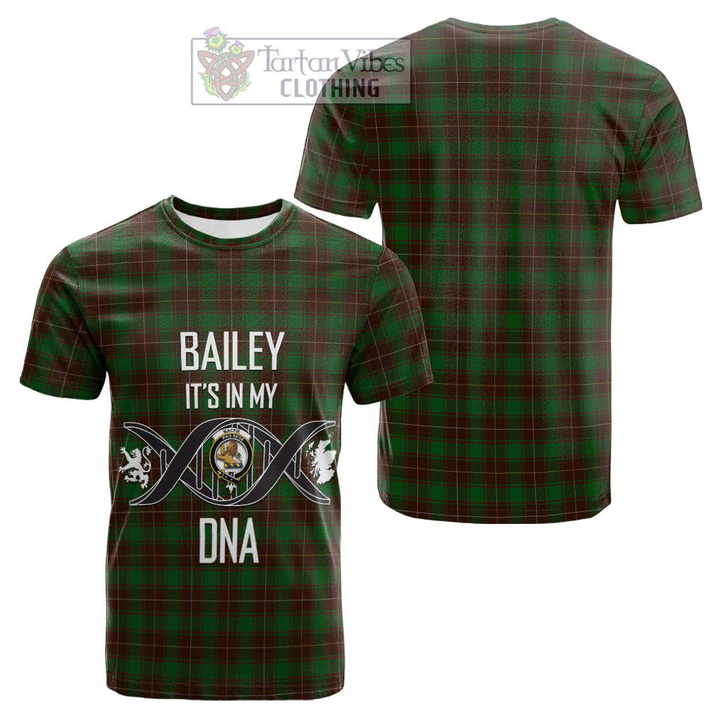 Tartan Vibes Clothing MacFie Hunting Tartan Cotton T-shirt with Family Crest DNA In Me Style