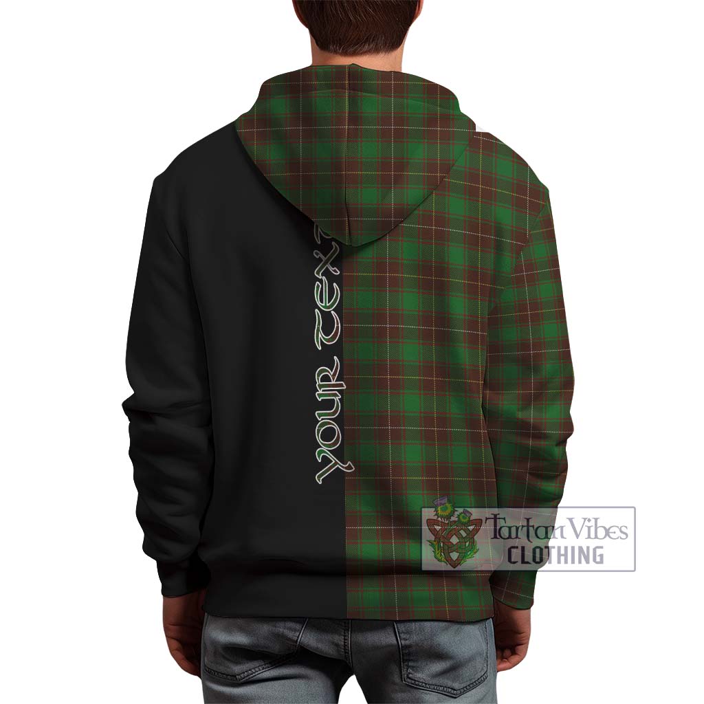 Tartan Vibes Clothing MacFie Hunting Tartan Hoodie with Family Crest and Half Of Me Style