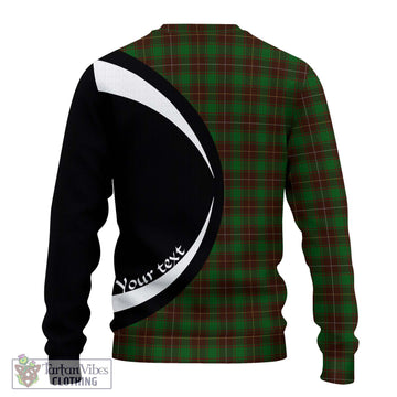 MacFie Hunting Tartan Ugly Sweater with Family Crest Circle Style