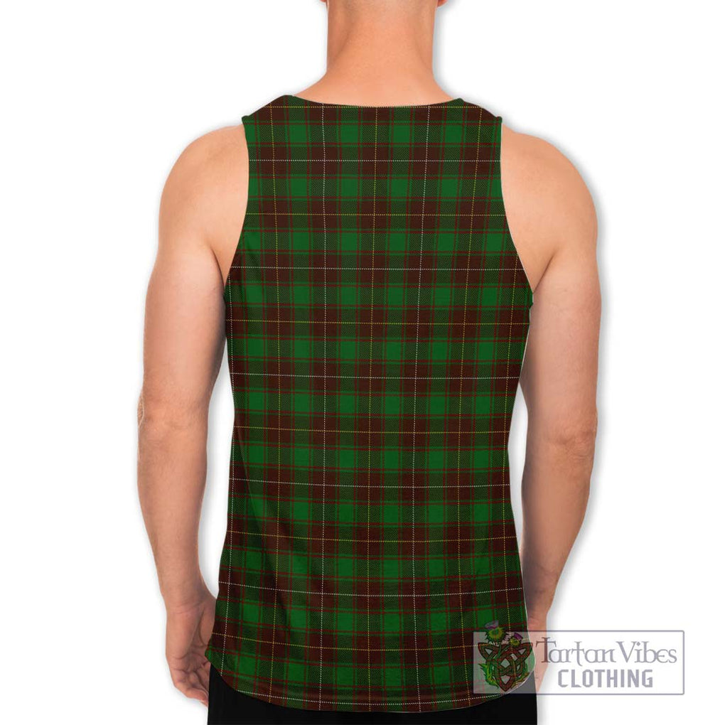 MacFie Hunting Tartan Men's Tank Top with Family Crest DNA In Me Style - Tartanvibesclothing Shop