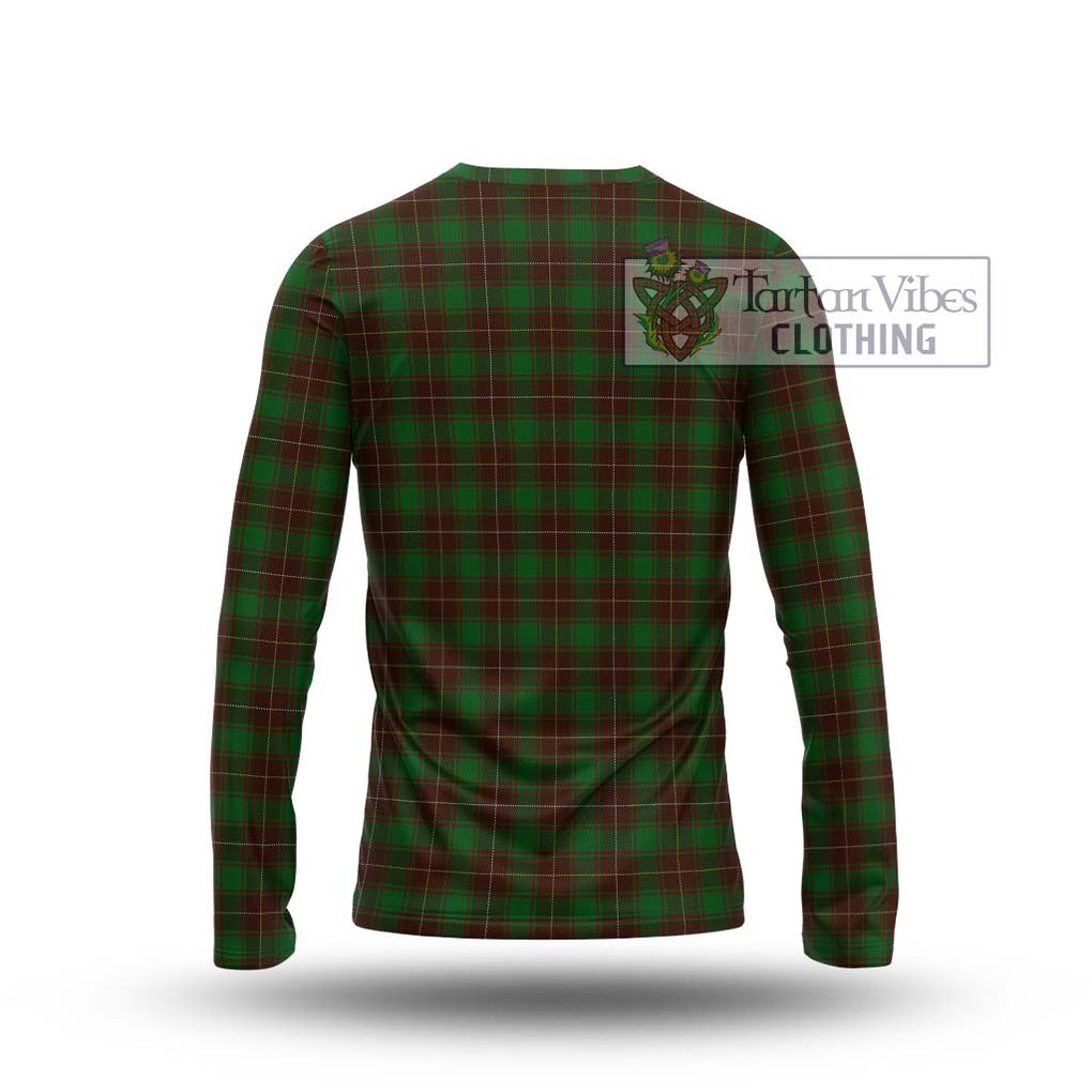 MacFie Hunting Tartan Long Sleeve T-Shirt with Family Crest DNA In Me Style - Tartanvibesclothing Shop