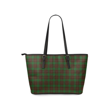 MacFie Hunting Tartan Leather Tote Bag