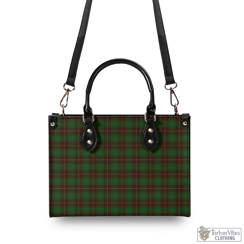 Tartan Vibes Clothing MacFie Hunting Tartan Luxury Leather Handbags