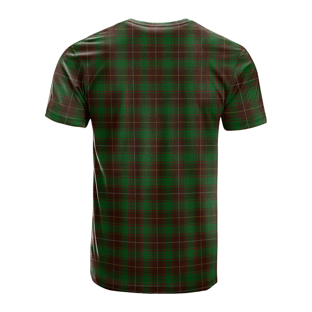 MacFie Hunting Tartan T-Shirt with Family Crest - Tartan Vibes Clothing