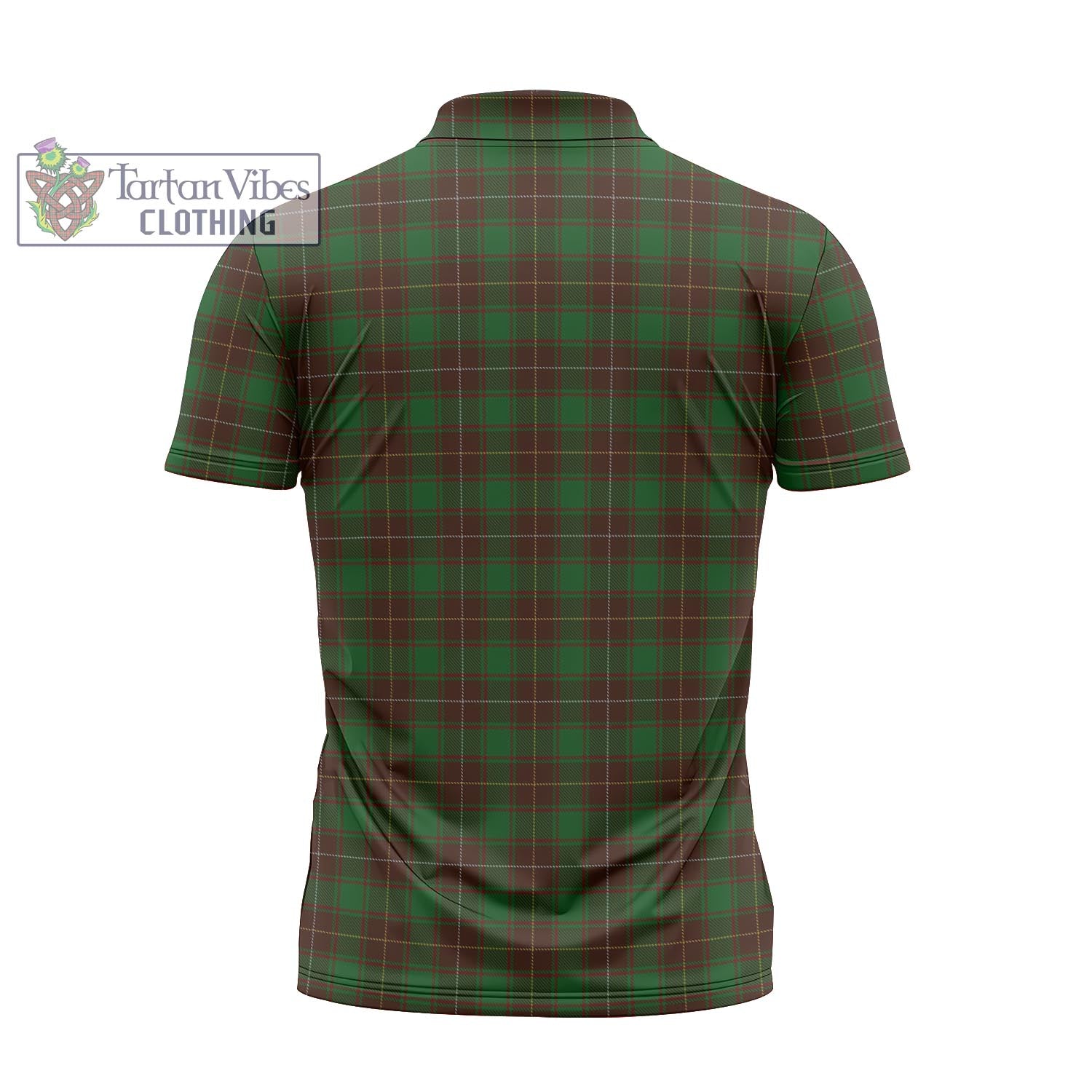 Tartan Vibes Clothing MacFie Hunting Tartan Zipper Polo Shirt with Family Crest