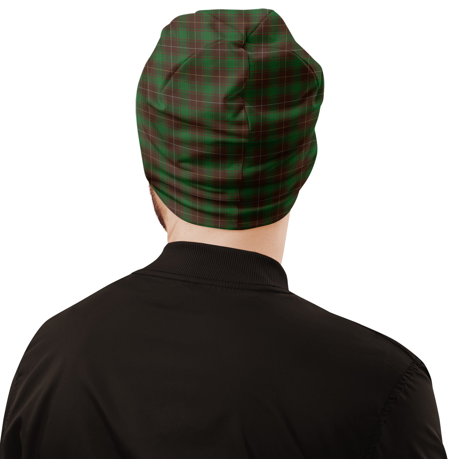 MacFie Hunting Tartan Beanies Hat with Family Crest - Tartan Vibes Clothing