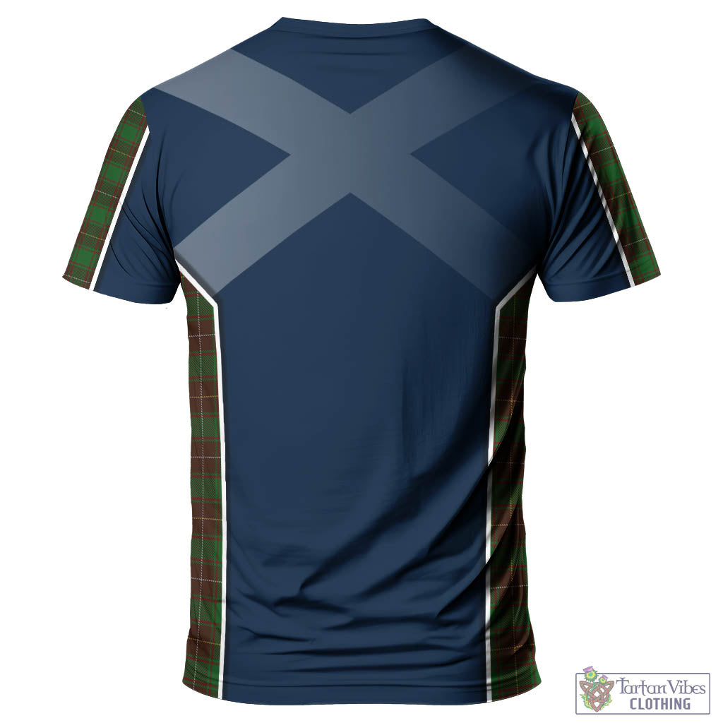 Tartan Vibes Clothing MacFie Hunting Tartan T-Shirt with Family Crest and Scottish Thistle Vibes Sport Style