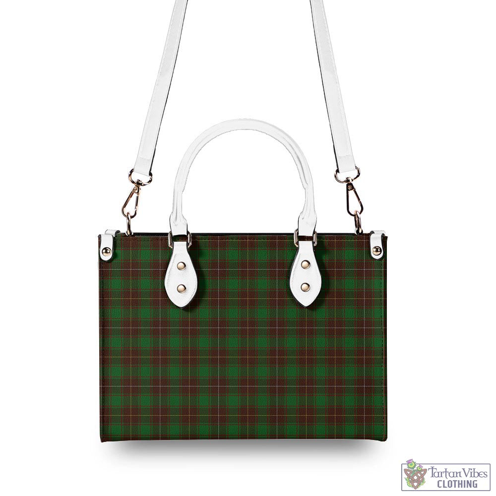 Tartan Vibes Clothing MacFie Hunting Tartan Luxury Leather Handbags