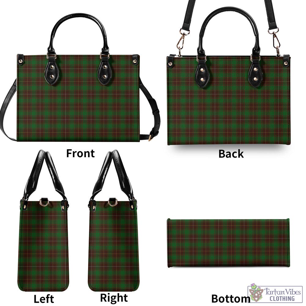 Tartan Vibes Clothing MacFie Hunting Tartan Luxury Leather Handbags