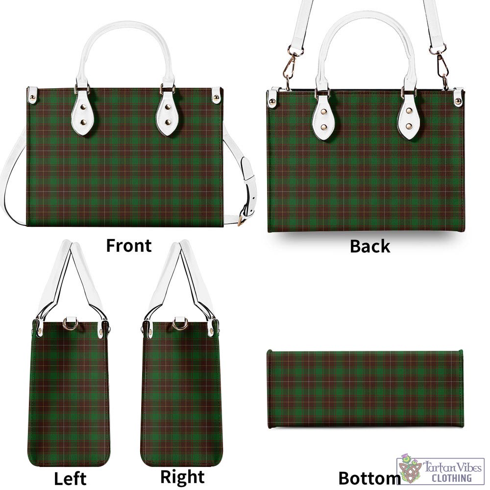 Tartan Vibes Clothing MacFie Hunting Tartan Luxury Leather Handbags