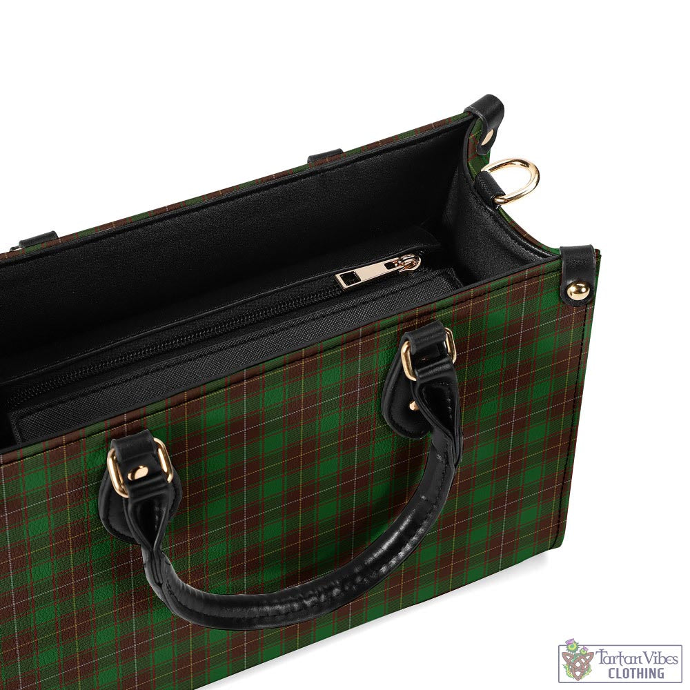 Tartan Vibes Clothing MacFie Hunting Tartan Luxury Leather Handbags