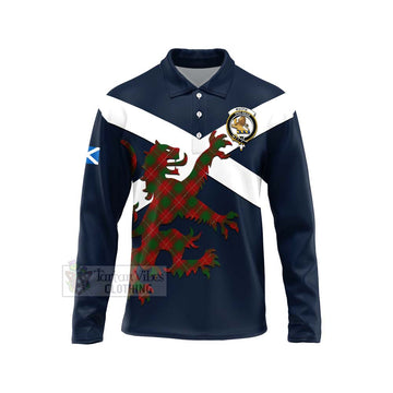 MacFie (McFie) Tartan Lion Rampant Long Sleeve Polo Shirt  Proudly Display Your Heritage with Alba Gu Brath and Clan Name