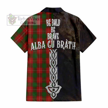MacFie (McFie) Tartan Family Crest Hawaiian Shirt Alba Gu Brath Be Brave Lion Ancient Style - Tartan Vibes Clothing