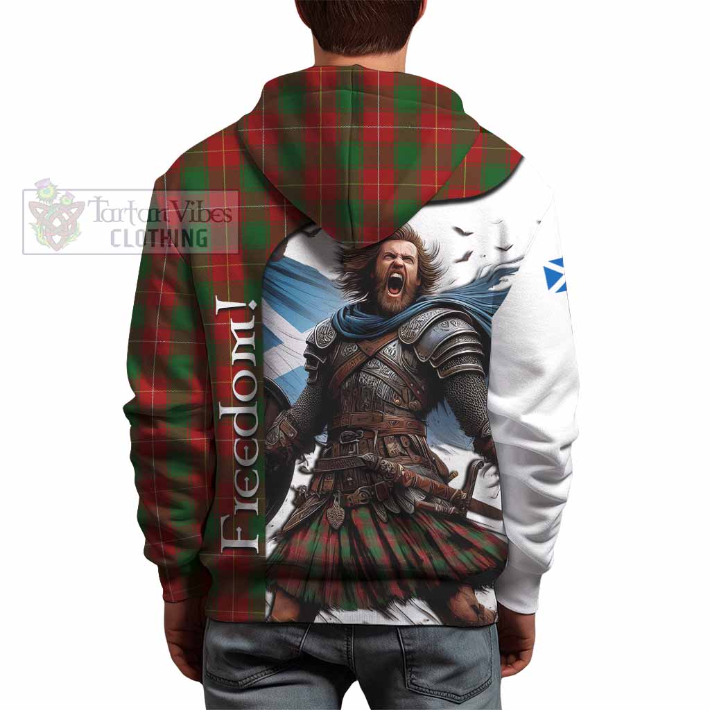 Tartan Vibes Clothing MacFie (McFie) Crest Tartan Hoodie Inspired by the Freedom of Scottish Warrior