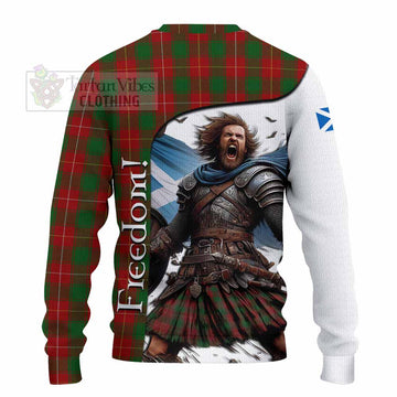 MacFie (McFie) Crest Tartan Knitted Sweater Inspired by the Freedom of Scottish Warrior