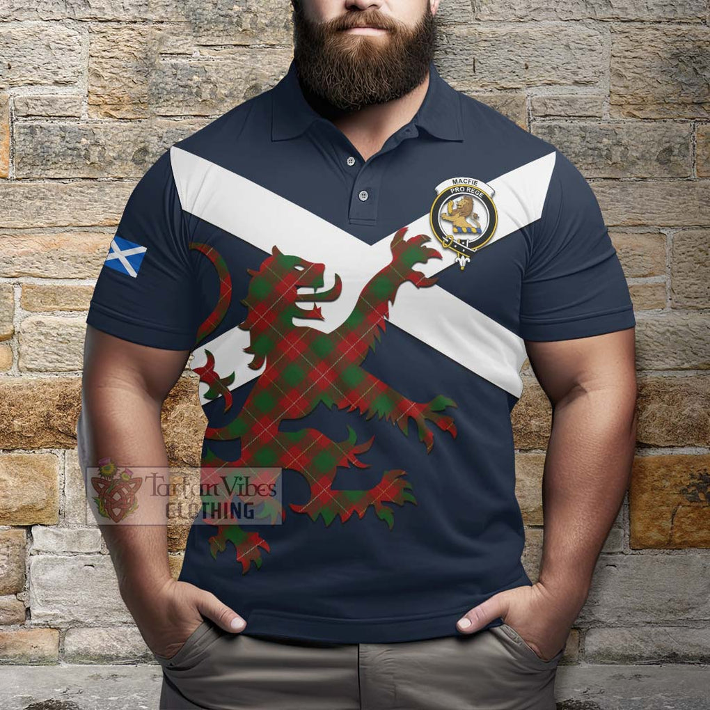 Tartan Vibes Clothing MacFie (McFie) Tartan Lion Rampant Polo Shirt – Proudly Display Your Heritage with Alba Gu Brath and Clan Name