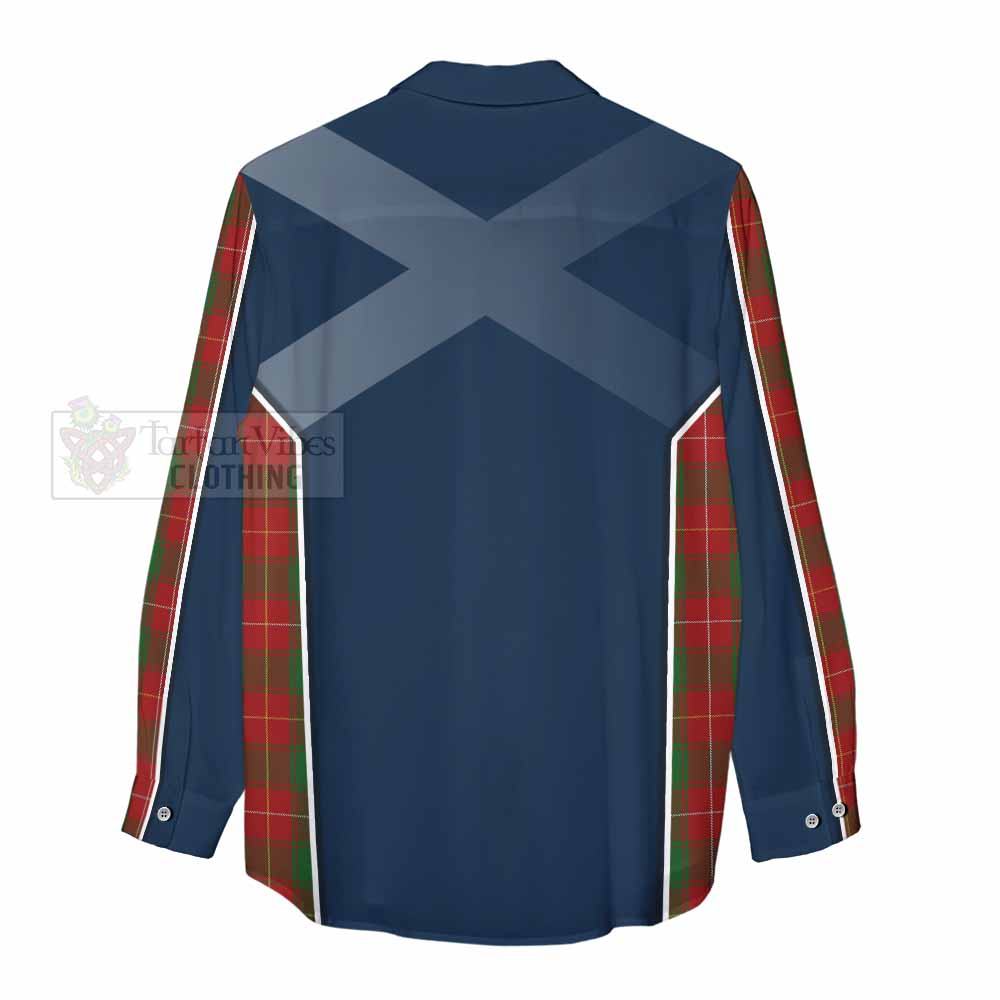 Tartan Vibes Clothing MacFie (McFie) Tartan Women's Casual Shirt with Family Crest and Lion Rampant Vibes Sport Style