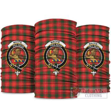 MacFie Modern Tartan Neck Gaiters, Tartan Bandanas, Tartan Head Band with Family Crest