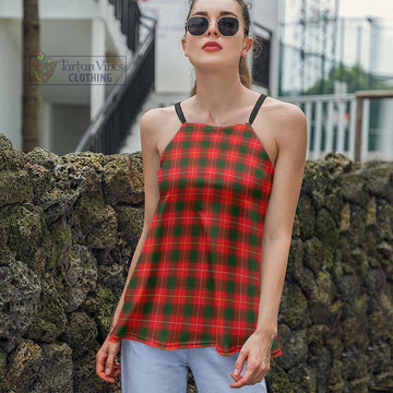 MacFie Modern Tartan Loose Halter Neck Camisole