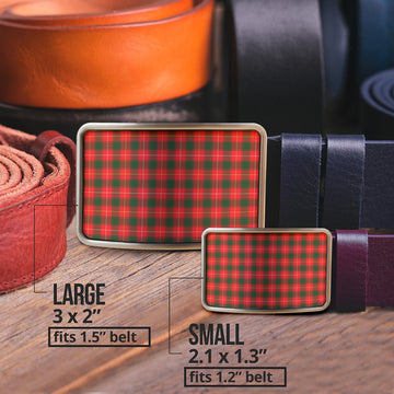 MacFie Modern Tartan Belt Buckles