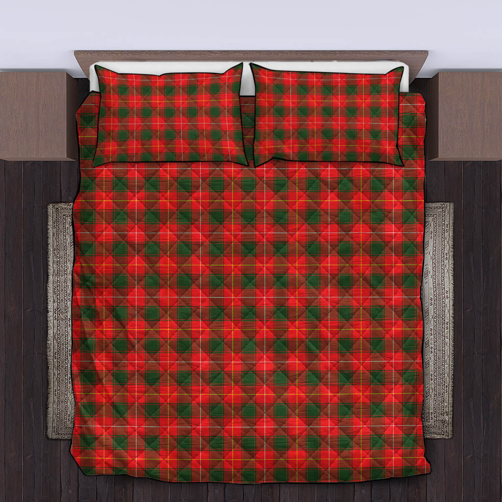 MacFie Modern Tartan Quilt Bed Set King - Tartan Vibes Clothing