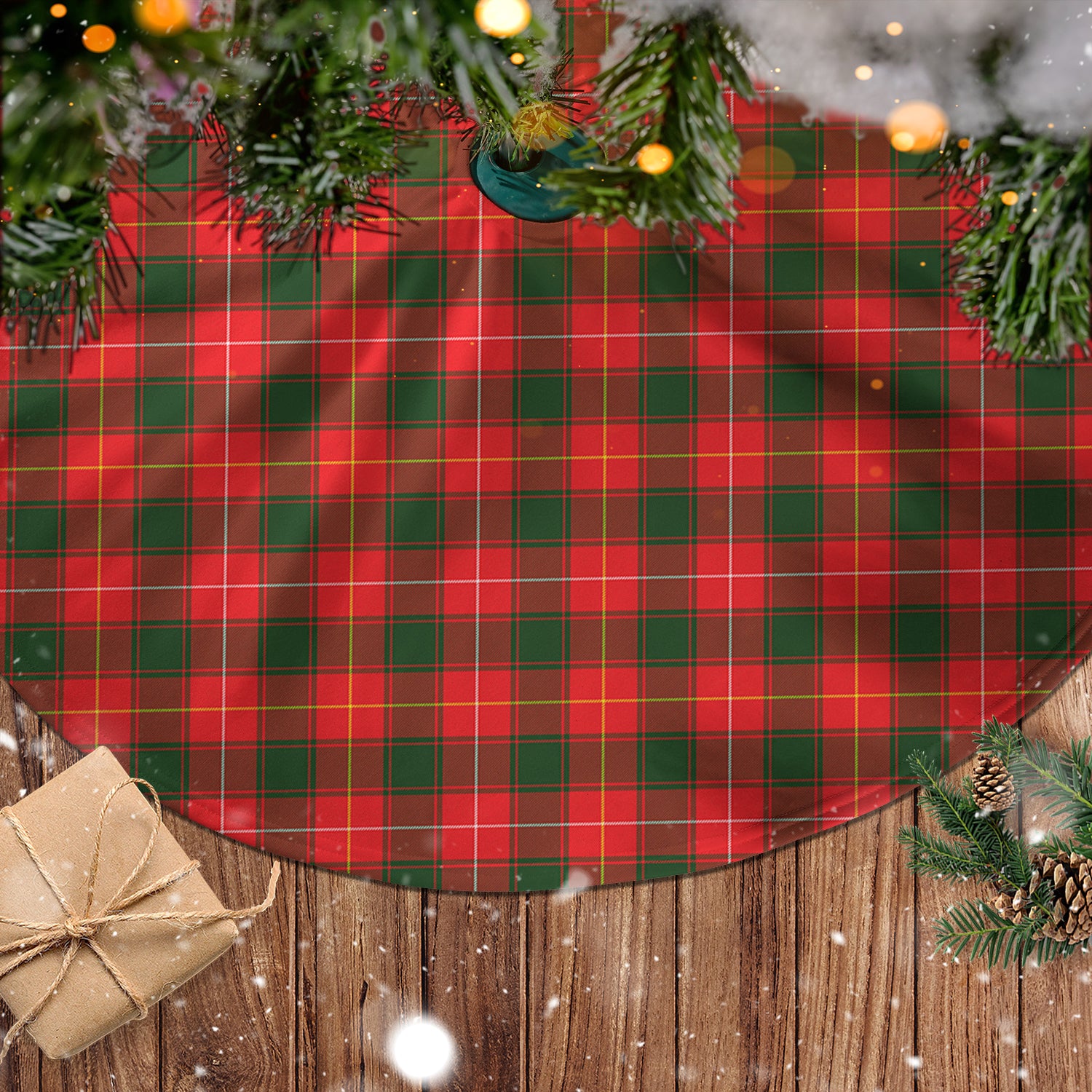 MacFie Modern Tartan Christmas Tree Skirt - Tartanvibesclothing