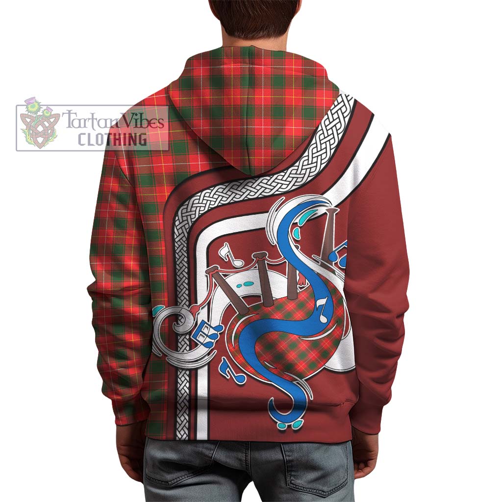 Tartan Vibes Clothing MacFie Modern Tartan Hoodie with Epic Bagpipe Style