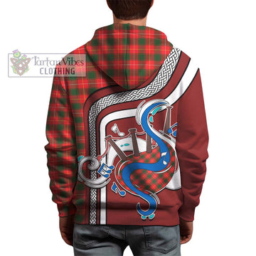 MacFie Modern Tartan Hoodie with Epic Bagpipe Style