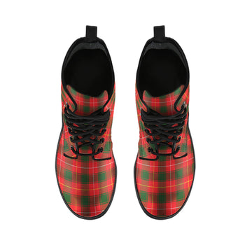 MacFie Modern Tartan Leather Boots