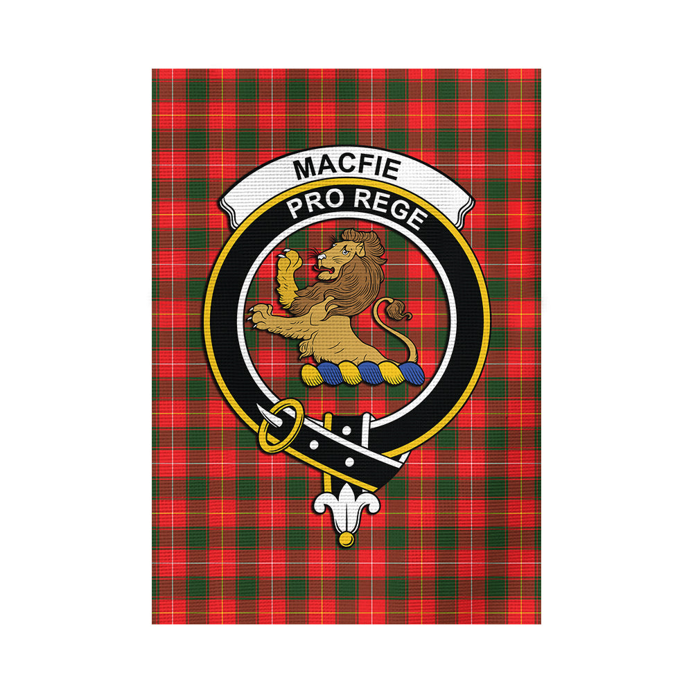 macfie-modern-tartan-flag-with-family-crest