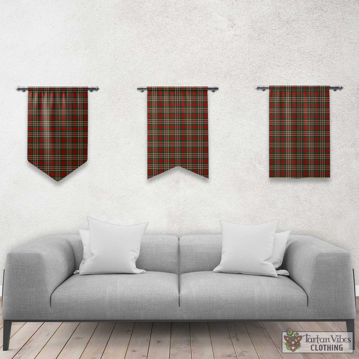 MacGill (MakGill) Tartan Gonfalon, Tartan Banner Rectangle - Tartan Vibes Clothing