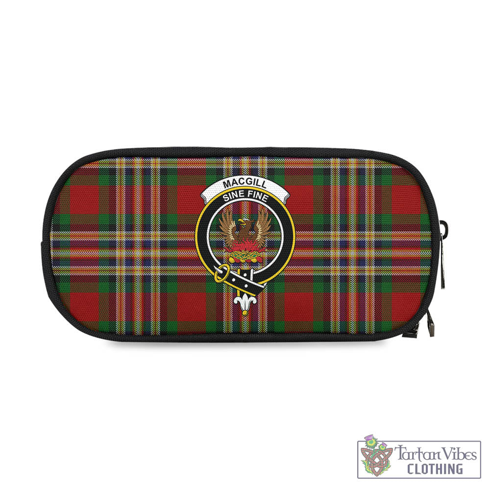 MacGill (MakGill) Tartan Pen and Pencil Case with Family Crest One Size 4.13*8.74 inch - Tartan Vibes Clothing