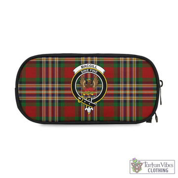 MacGill (MakGill) Tartan Pen and Pencil Case with Family Crest One Size 4.13*8.74 inch - Tartan Vibes Clothing