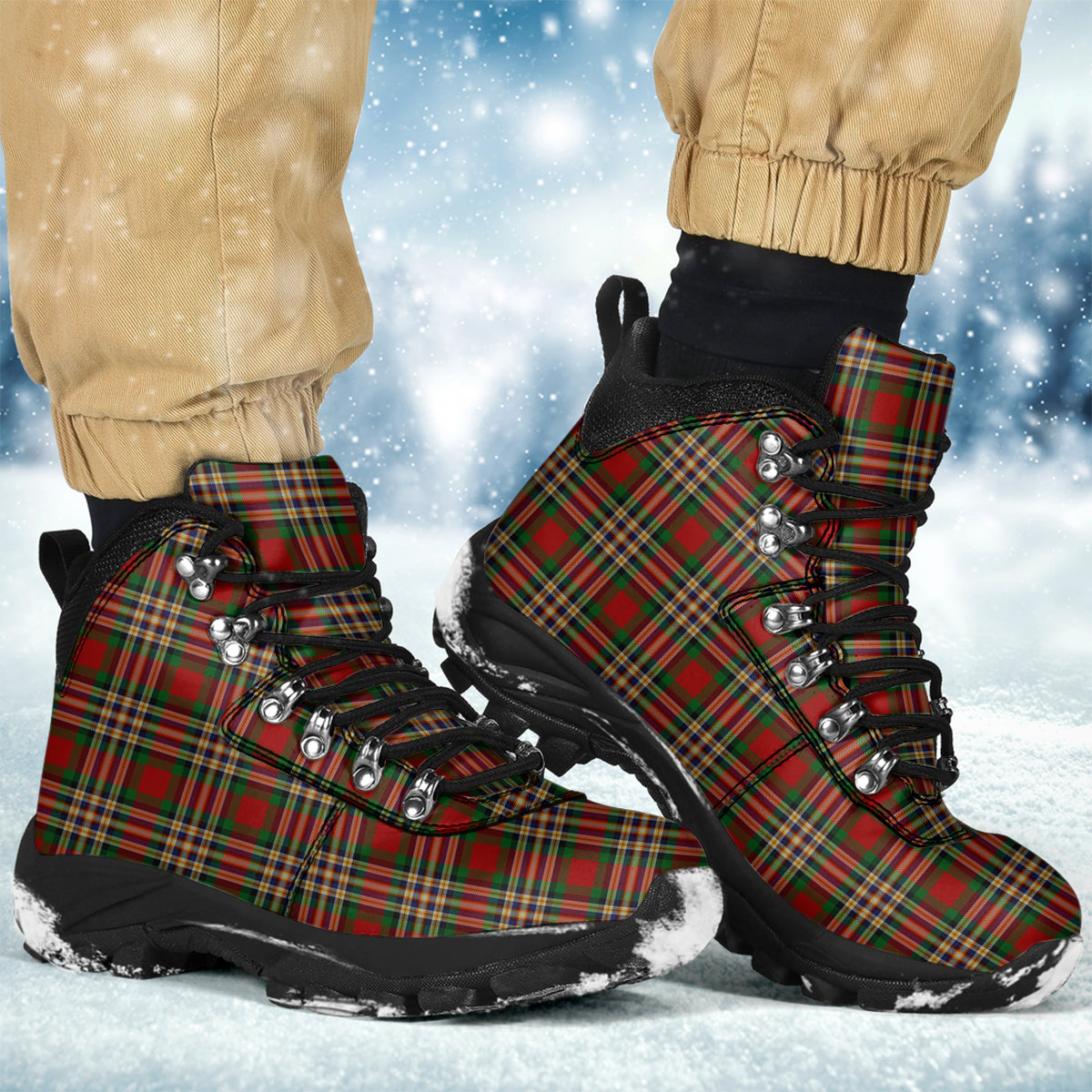 MacGill (MakGill) Tartan Alpine Boots Men's Boots - Tartan Vibes Clothing