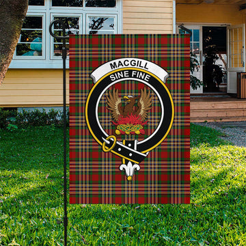 MacGill (MakGill) Tartan Garden Flag with Family Crest Garden Flag - Tartan Vibes Clothing