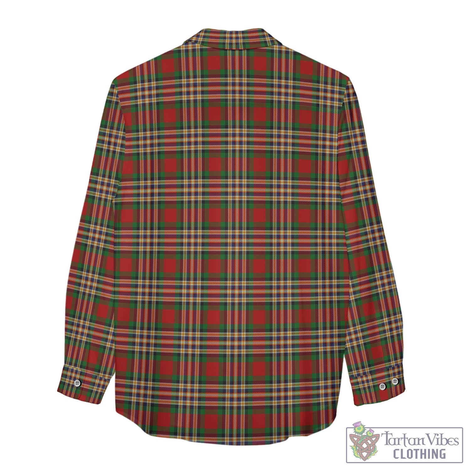 Tartan Vibes Clothing MacGill Tartan Womens Casual Shirt with Family Crest