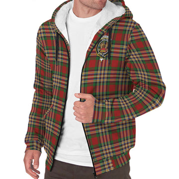 MacGill (MakGill) Tartan Sherpa Hoodie with Family Crest