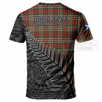 MacGill (MakGill) Crest Tartan T-Shirt with New Zealand Silver Fern Half Style