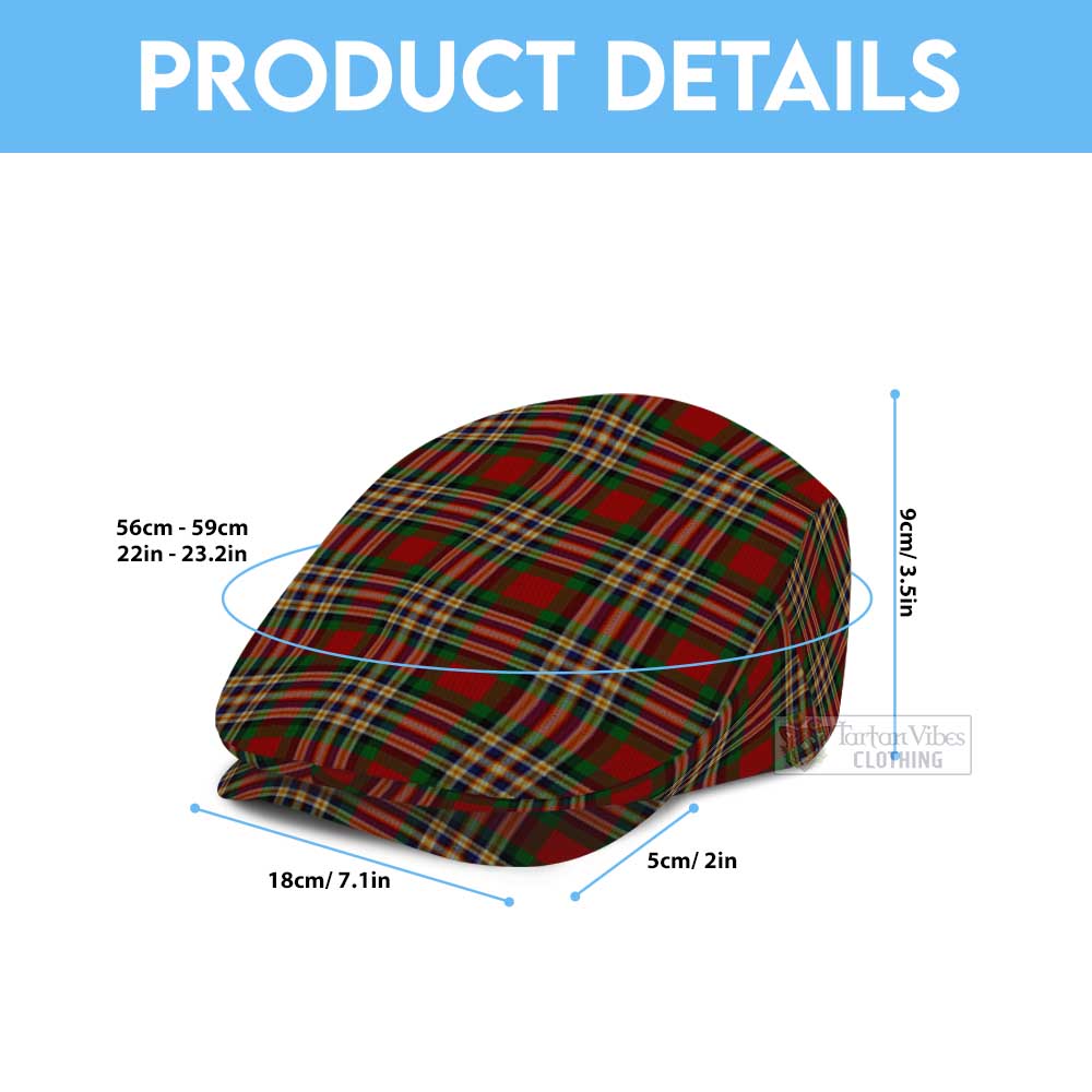 MacGill (MakGill) Tartan Jeff Cap, Tartan Flat Cap - Tartan Vibes Clothing