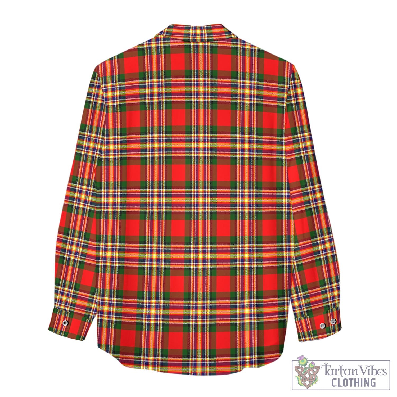 Tartan Vibes Clothing MacGill Modern Tartan Womens Casual Shirt with Family Crest