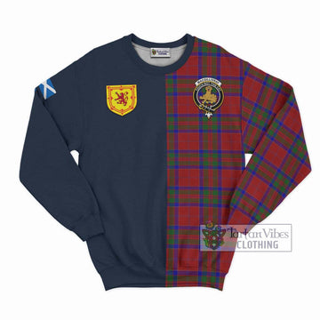 MacGillivray (McGillivray) Tartan Sweatshirt Alba with Scottish Lion Royal Arm Half Style