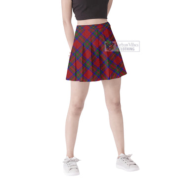 MacGillivray (McGillivray) Tartan Women's Plated Mini Skirt Cross Style