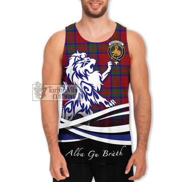 MacGillivray (McGillivray) Tartan Men's Tank Top with Alba Gu Brath Regal Lion Emblem