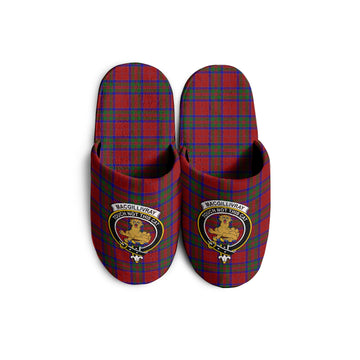 MacGillivray (McGillivray) Tartan Home Slippers with Family Crest