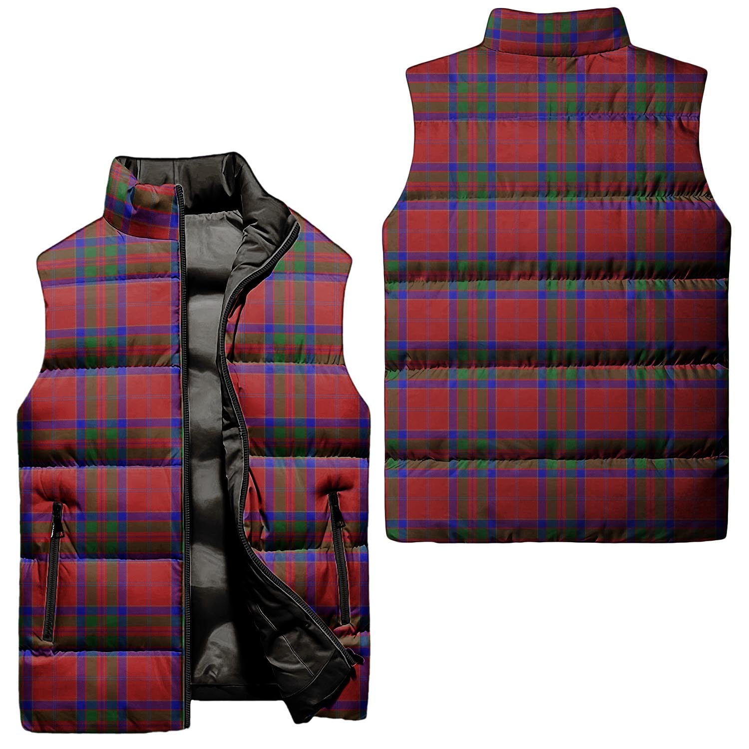 MacGillivray Tartan Sleeveless Puffer Jacket Unisex - Tartanvibesclothing