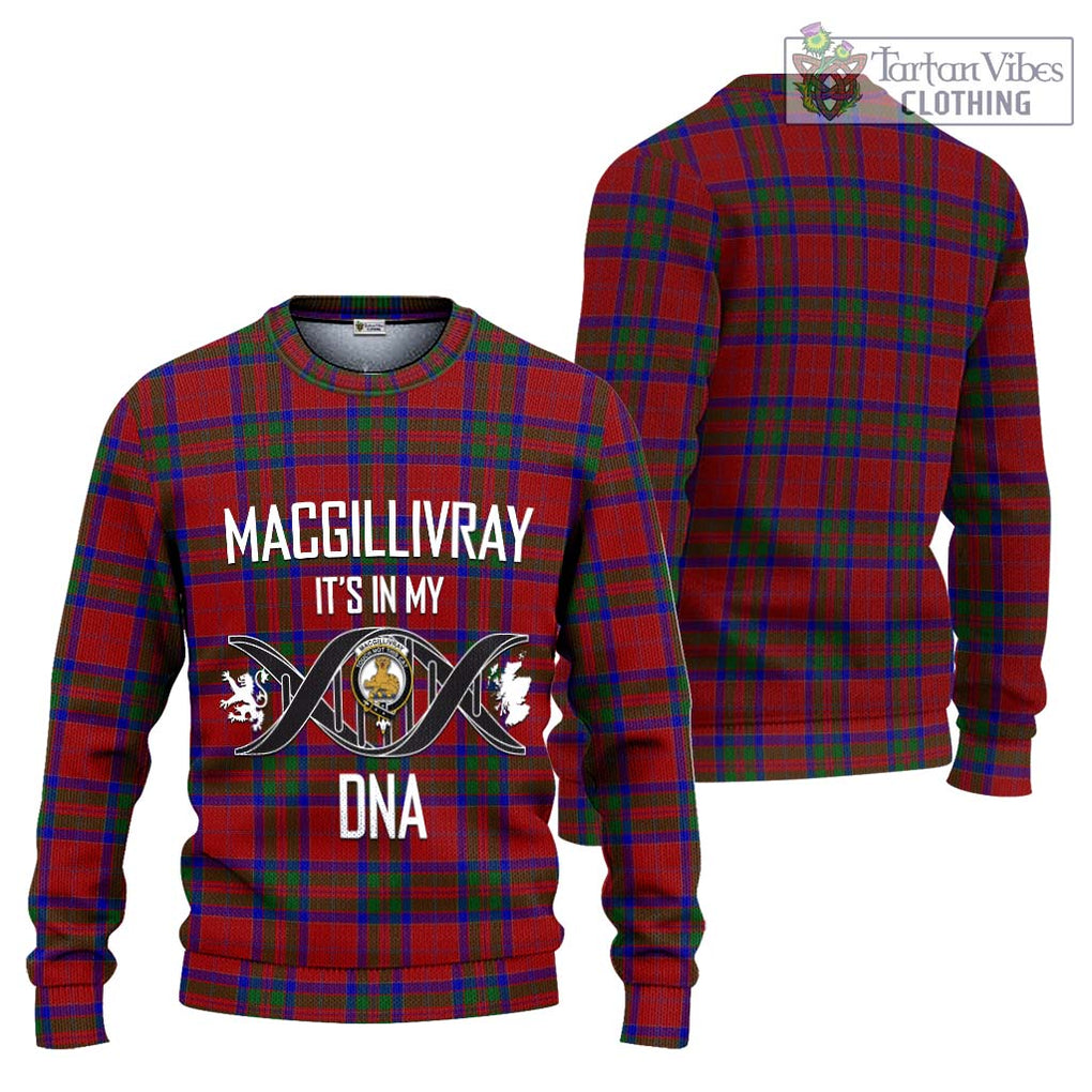 MacGillivray (McGillivray) Tartan Knitted Sweater with Family Crest DNA In Me Style Unisex - Tartanvibesclothing Shop