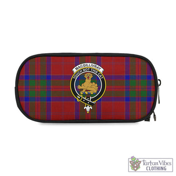 MacGillivray (McGillivray) Tartan Pen and Pencil Case with Family Crest