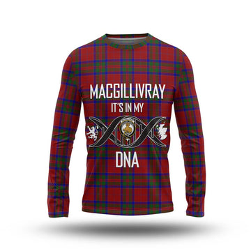 MacGillivray (McGillivray) Tartan Long Sleeve T-Shirt with Family Crest DNA In Me Style